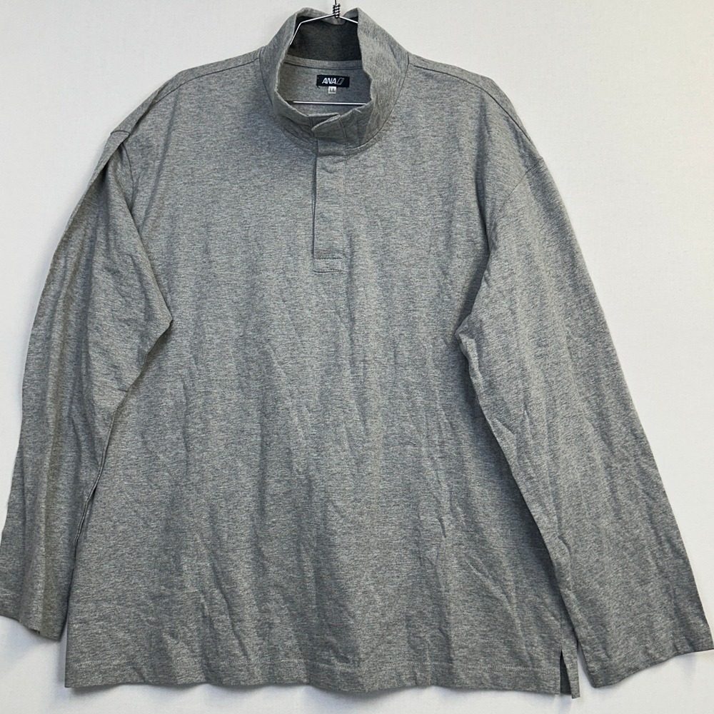 ANA Mock Neck Pullover Gray Men's XL/LL